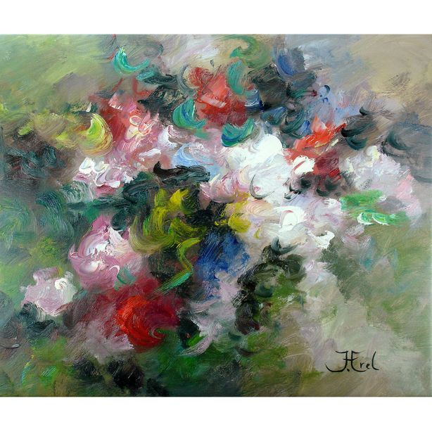 Schilderij Vibrant Roses John Frel Galerie Art Unica Amersfoort