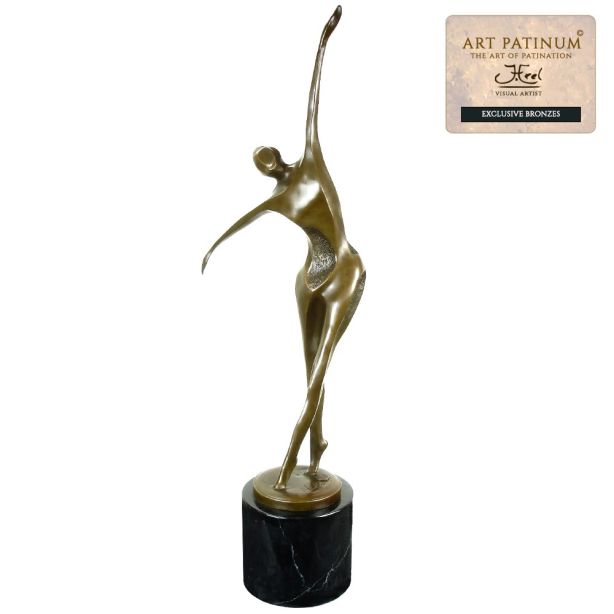 Heart Dance The Woman bronzen beeld vrouw in danshouding