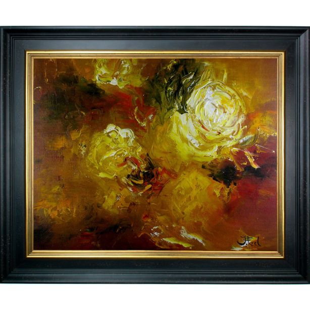 Schilderij Impressionisme John Frel Lightning Roses met sierlijst