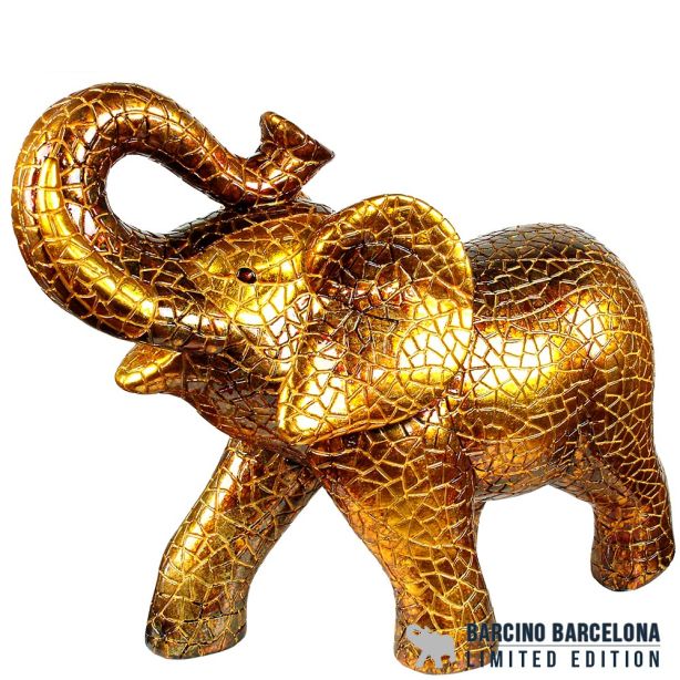 Olifant Gaudi Golden Elephant Atelier John Frel