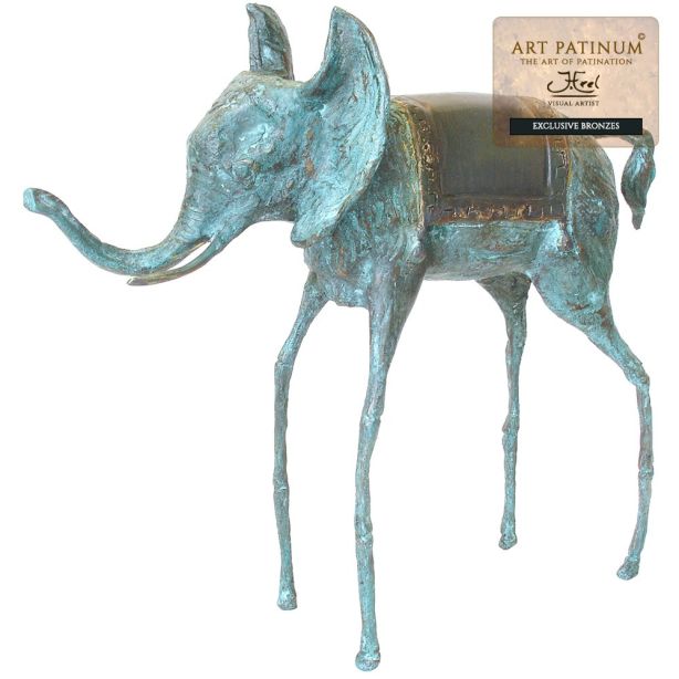 Dali bronzen olifant van Bronzen beelden Atelier John Frel