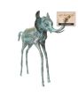 Dali Olifant bronzen beeld op Ooievaarspoten unieke patinering van Bronzenbeeldenatelier John Frel Amersfoort