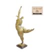 Bronzen beeld dikke dame Enjoying Life  Bronzen beelden atelier John Frel Amersfoort