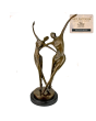 Heart Dance bronzen beeld man en vrouw in dansende houding