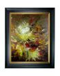 Schilderij Impressionisme John Frel Expressive Flowers met sierlijst