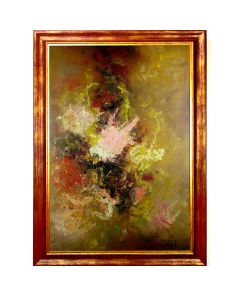 Schilderij Impressionistisch John Frel Le Grand Bouquet Inclusief Sierlijst