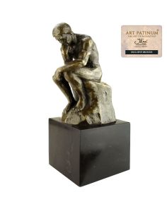 Bronzen beeld De Denker bruin exclusieve uitvoering van John Frel