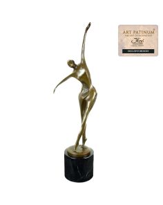 Heart Dance The Woman bronzen beeld vrouw in danshouding