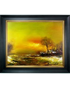 Schilderij Sunset John Frel met sierlijst